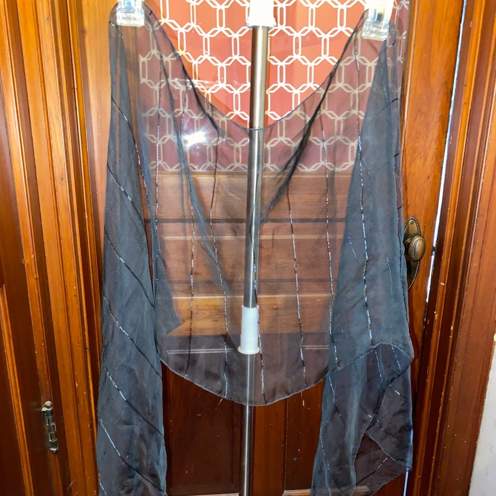 Black Scarf Made in Italy